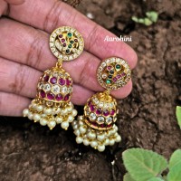 stone-jhumkas