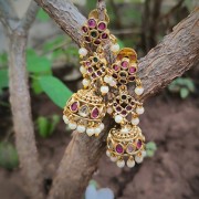 Stone antique Jhumkas