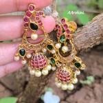 kempu-stone-jhumkas