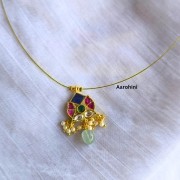 Invisible jadau kundan necklace-02