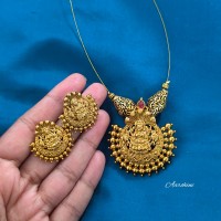 Invisible Lakshmi pendant necklace