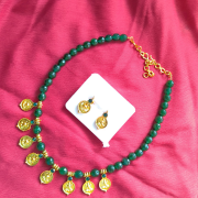 Lakshmi coin necklace 02