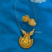 Invisible Lakshmi pendant necklace