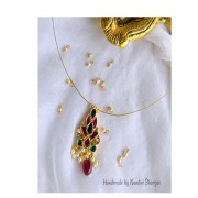 Invisible jadau kundan necklace-01